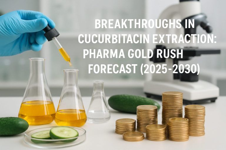 Preboji v ekstrakciji kukurbitacina: Napoved zlate mrzlice v farmacevtski industriji (2025-2030)